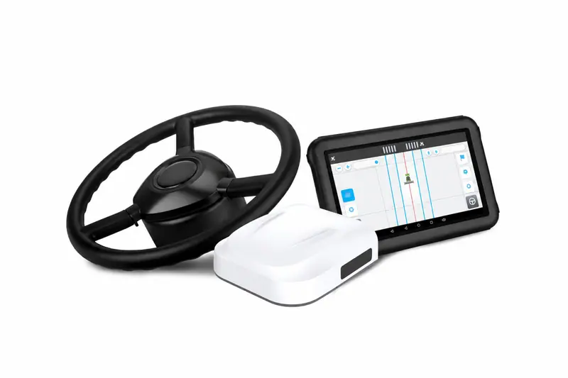 SAgro180 Auto-Steering Kit – auto-steer kit: wheel, console and antenna
